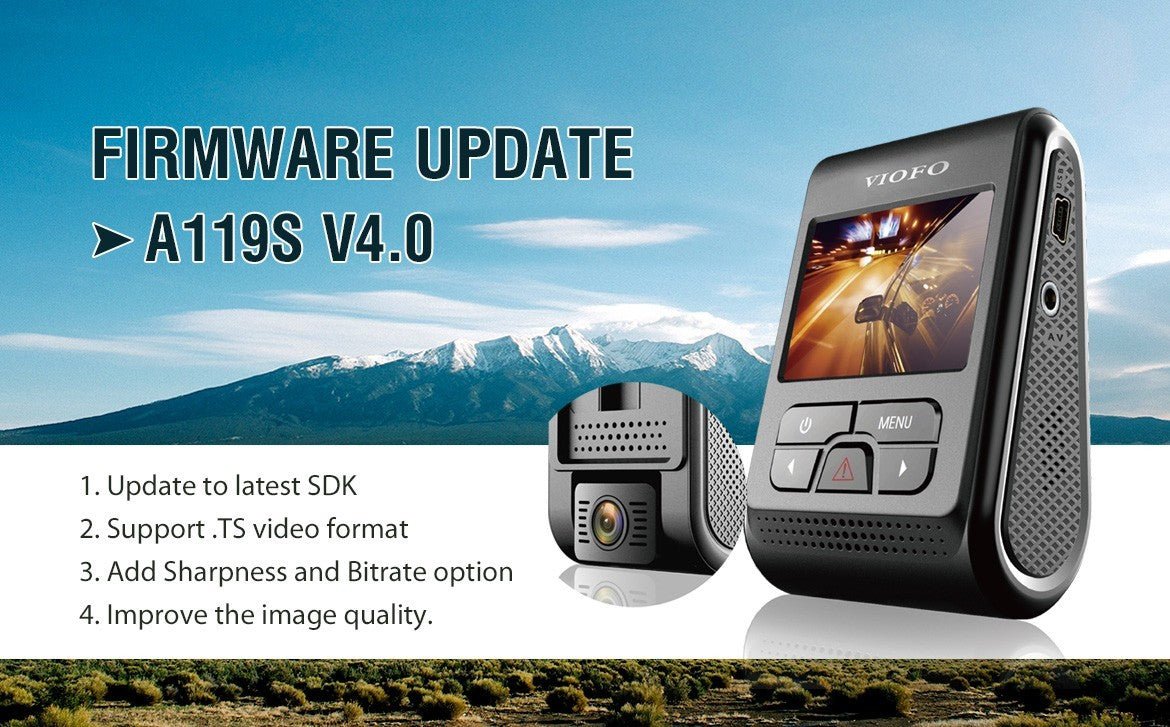 A119S V4.0 Firmware Released - Viofo-official
