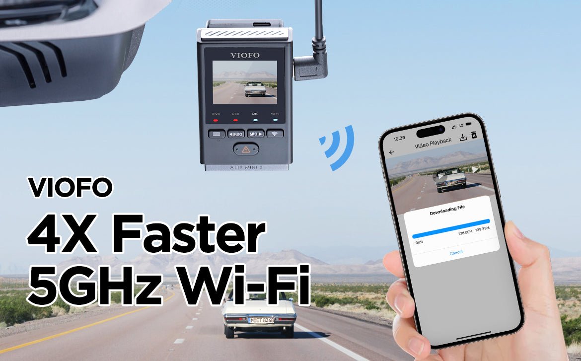 Experience the Difference: VIOFO Upgraded 5GHz Wi-Fi Dashcams and Faster Transfers - Viofo-official