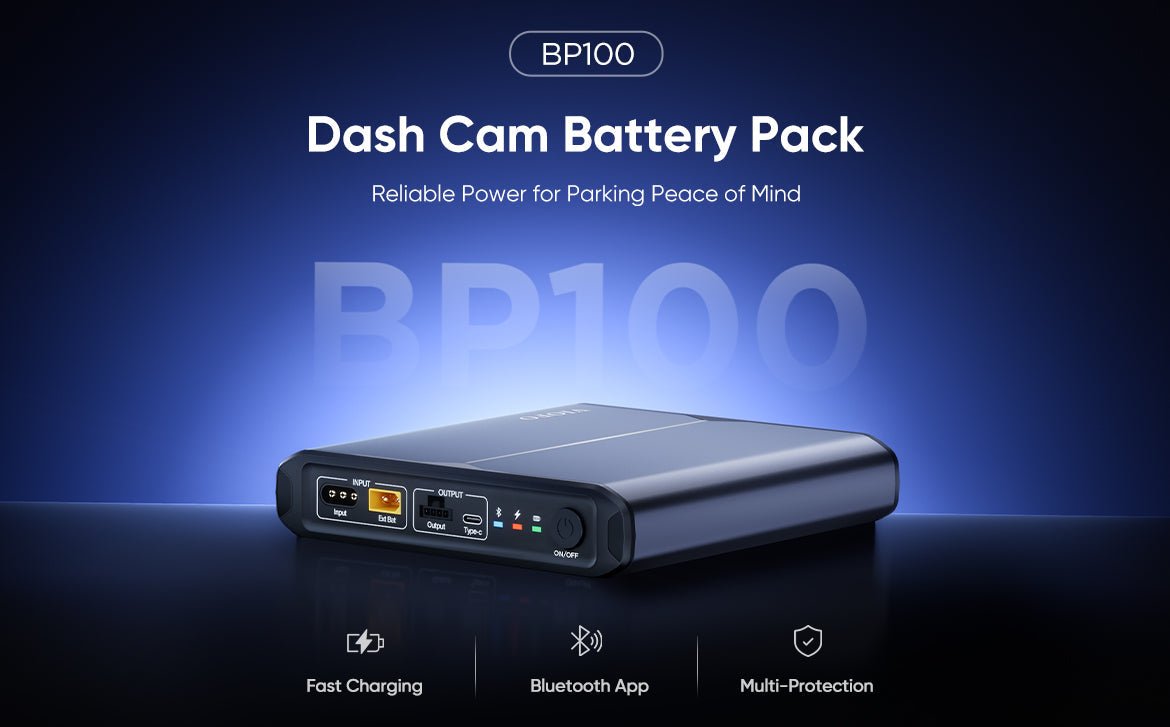 Newly Released VIOFO BP100 Dash Cam Battery Pack ‒ Power Up Your Parking Surveillance - Viofo-official