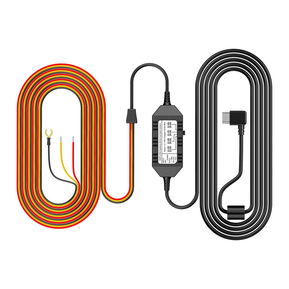 VIOFO 6M (19.68ft)Type-C HK4 Hardwire Kit For A119 MINI 2/A229 DUO/A229 PLUS/A229 PRO/T130/WM1/A329