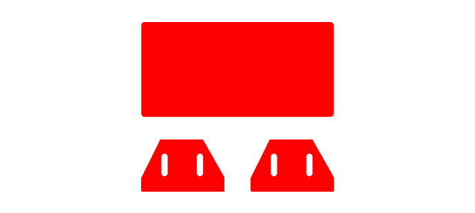 Spare Mount Sticky Pads (Set) ×1