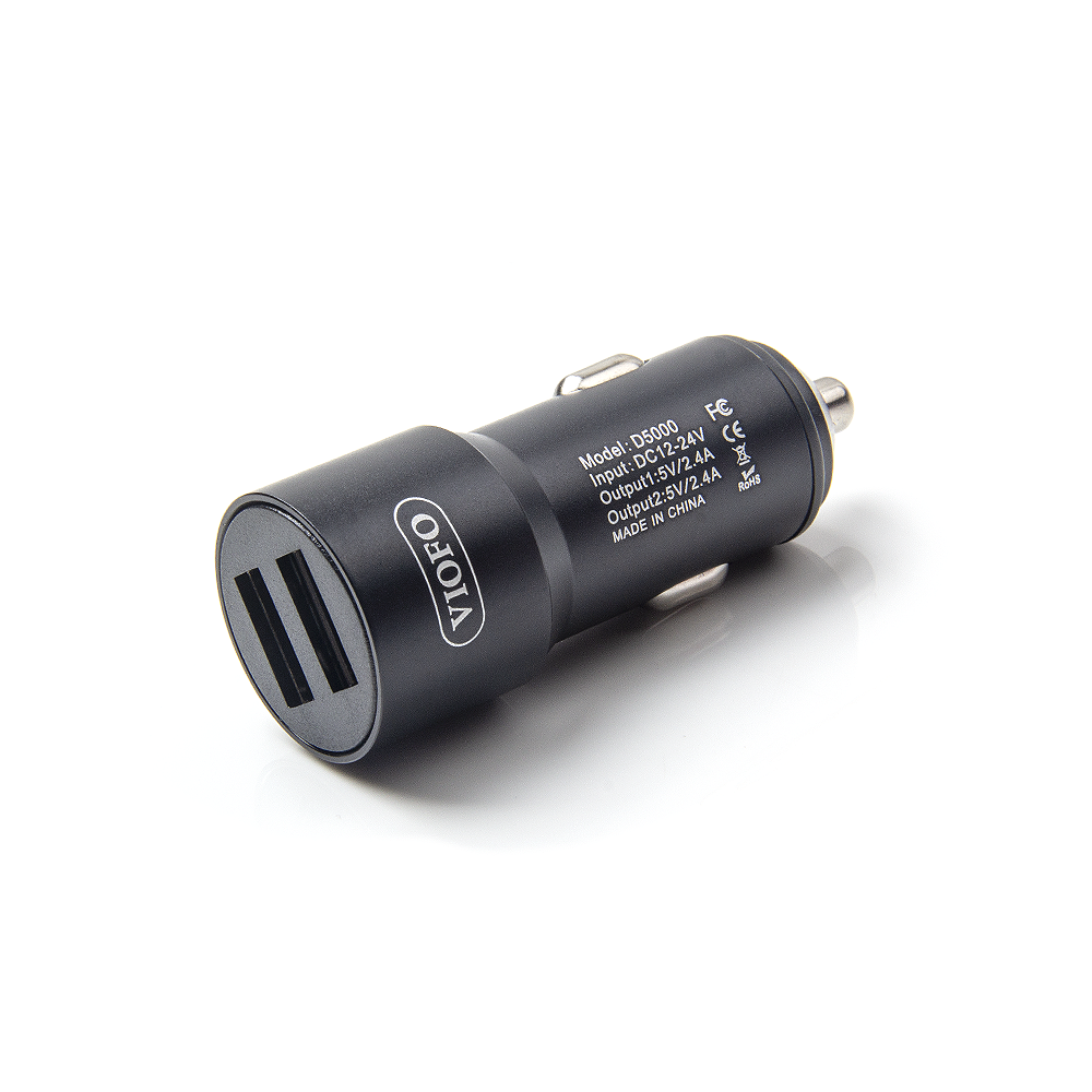 VIOFO D5000 Type-C Dual USB Cigarette Charger for A119Mini2/A229 Plus/A229 Pro/A139/A139 Pro/T130