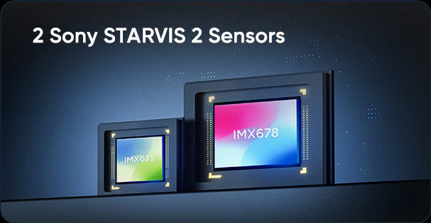 2 Sony STARVIS 2 sensors: IMX675 and IMX678