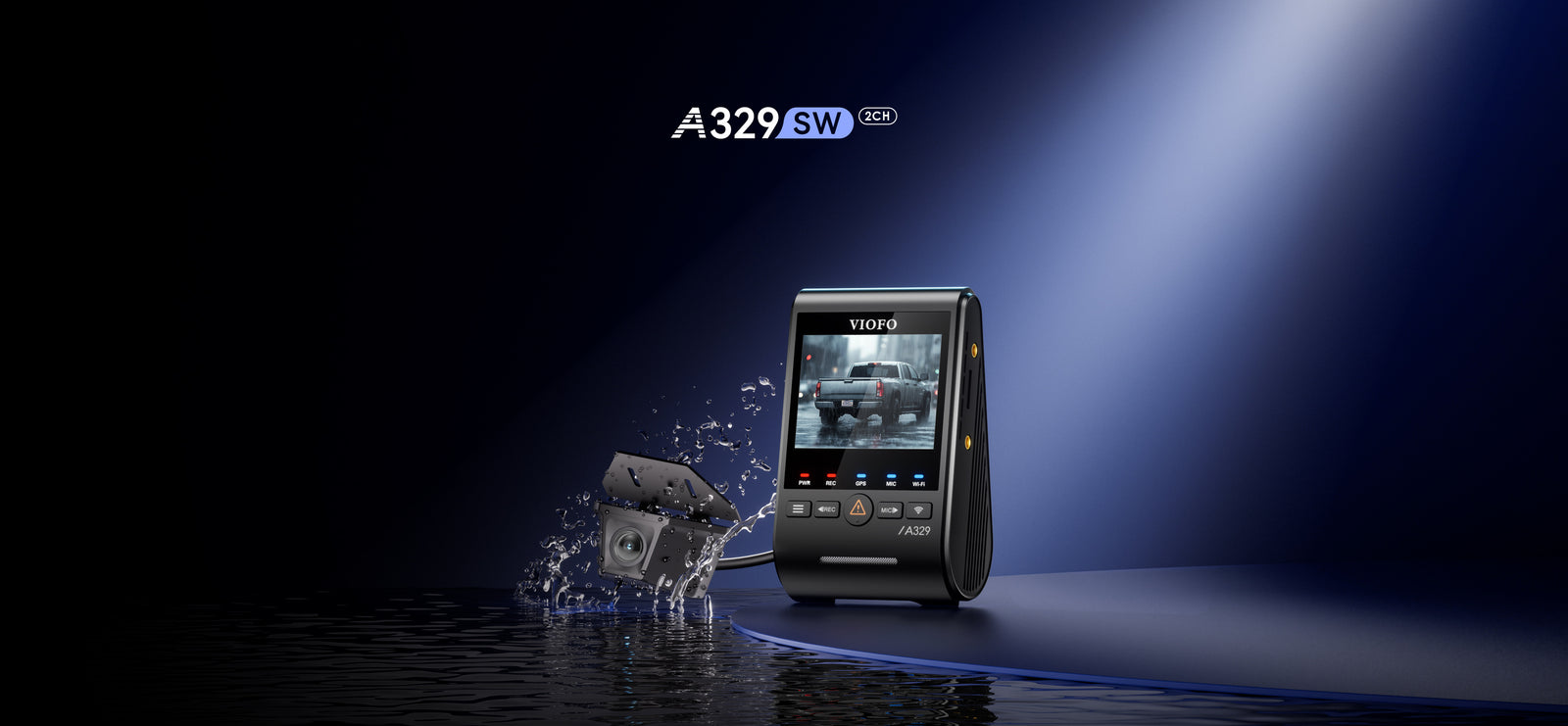 With 2K Waterproof Rear Camera