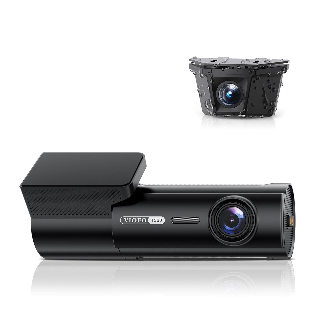 VIOFO T330W 2CH 4K+2K HDR Dash Cam with Waterproof Rear Camera, Dual Sony STARVIS 2 Sensors, Wi-Fi 6, GPS, Hybrid Parking Recording - VIOFO