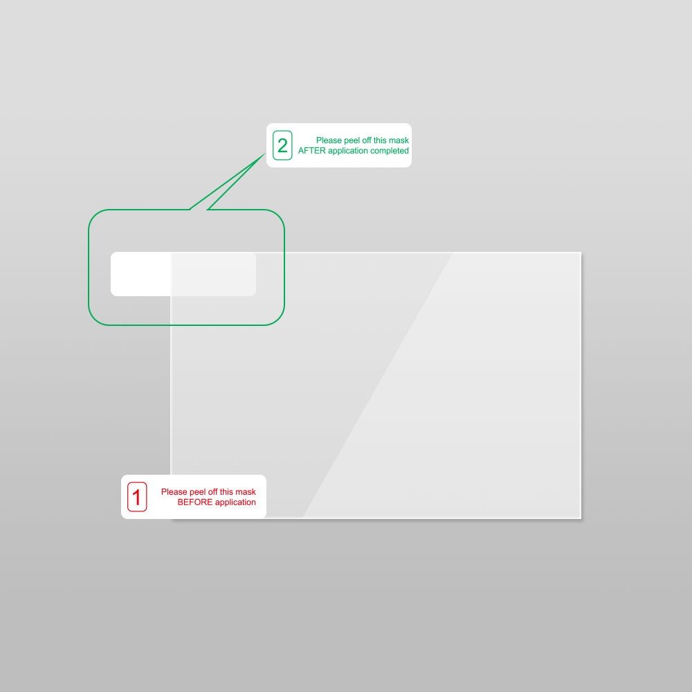 VIOFO Transparent Plastic Static Windshield Sticker for All Body Mounts - Viofo - official