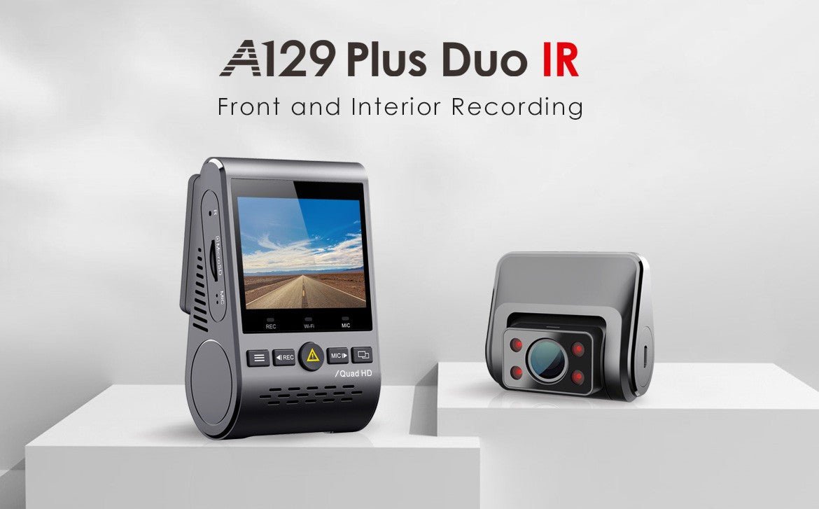 A129 Plus Duo Front + Interior Dashcam is coming!