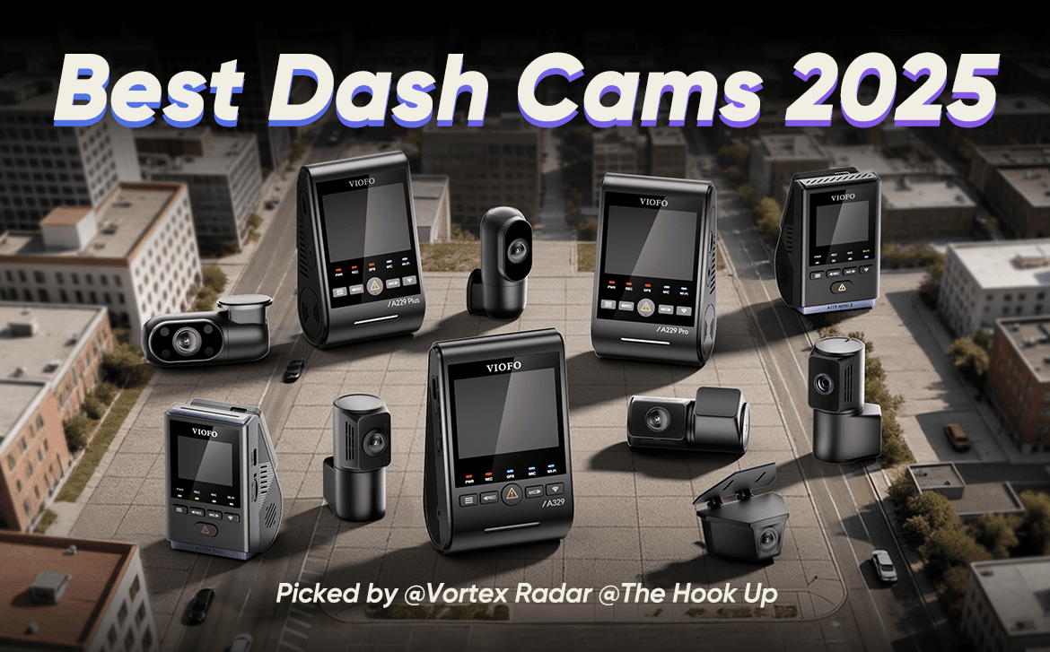 Best Dash Cams 2025: Top Pick VIOFO Dash Cams from Vortex Radar and The Hook Up - VIOFO