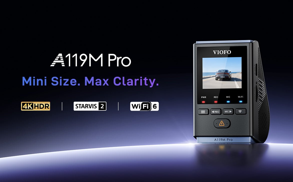 Introducing the VIOFO A119M Pro: The Budget-Friendly Front-Only 4K Dash Cam - Viofo-official