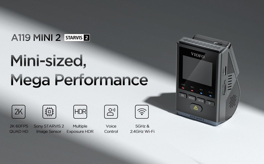 Mini-sized, Mega Performance: Introducing New VIOFO A119 MINI 2 Dash C