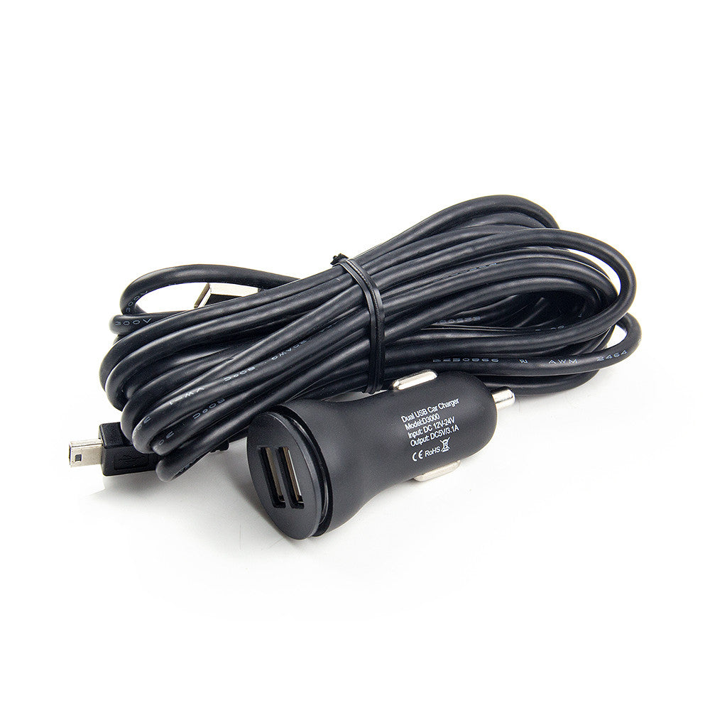 D3000 Dual USB Car Charger for A129 Pro / A129 Pro Duo and A129 Plus / A129 Plus Duo