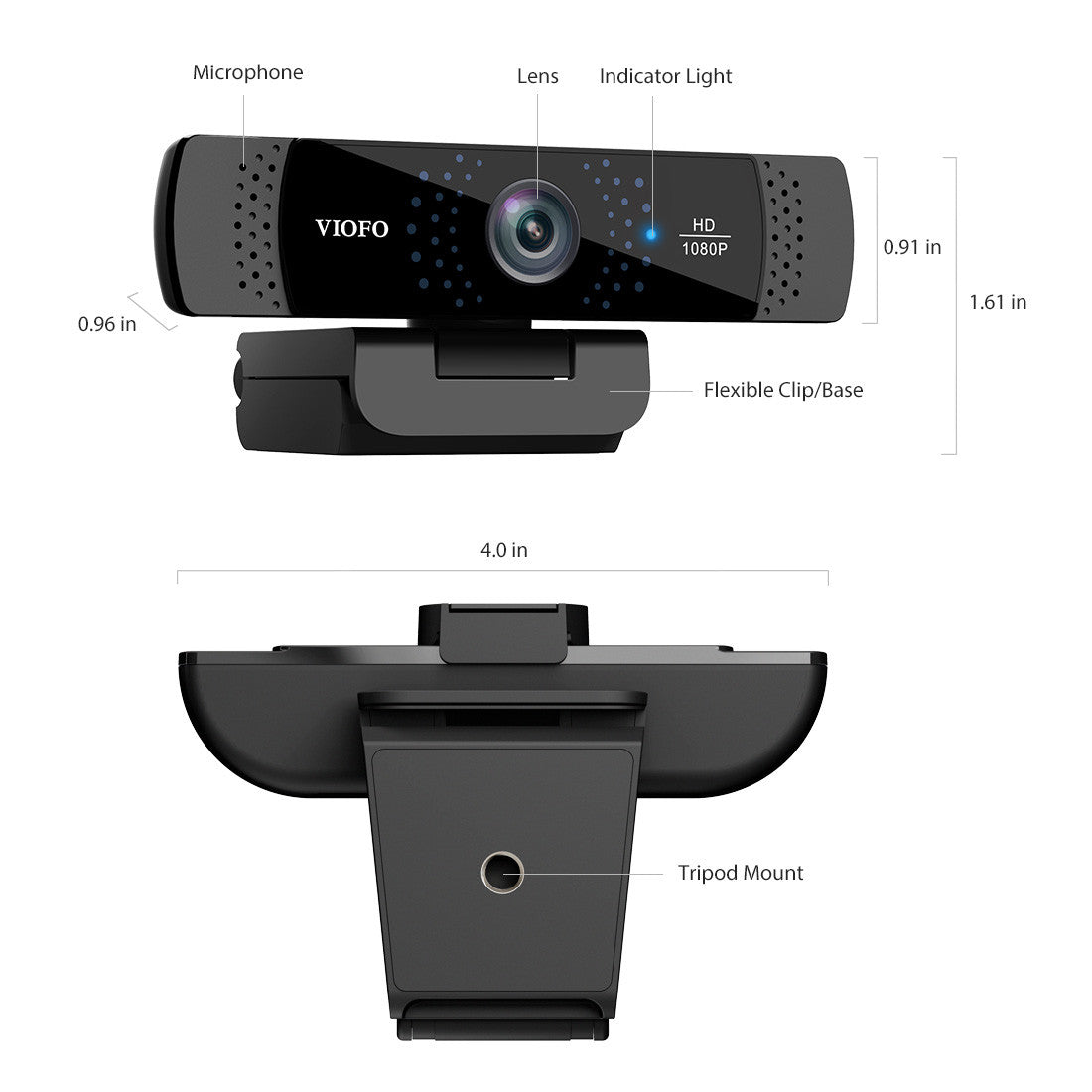 VIOFO P800 1080P HD Web Camera for Laptop Desktop PC Video Calling