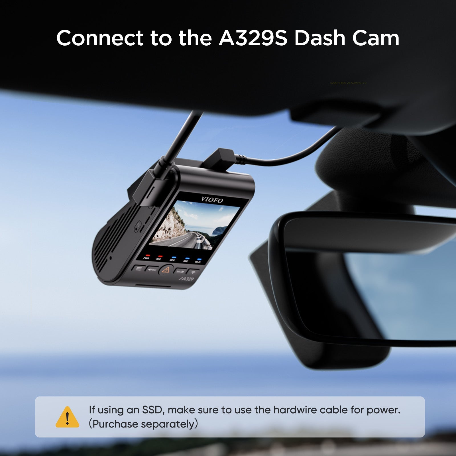 1.8M/2.5M SSD Hard Drive Data Connection Cable for VIOFO A329/A329S Series - Viofo - official