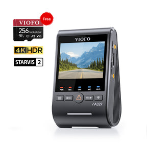 VIOFO A329S 1CH 4K 60FPS Wi-Fi 6 HDR Dash Cam with Sony STARVIS 2 Sensor, Support SSD Storage, Low Power Impact Detection, Hybrid Parking Recording