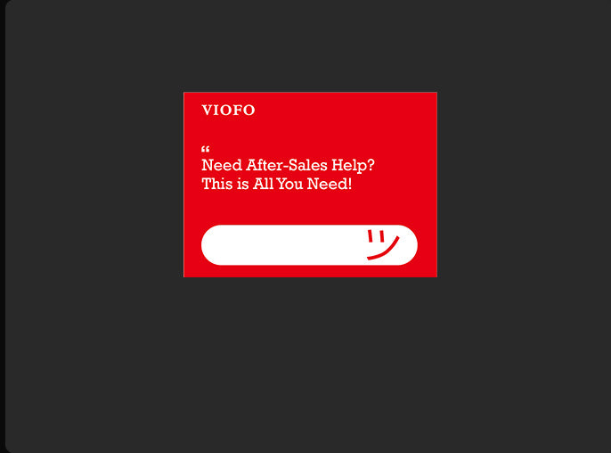 After-Sales Service Card × 1