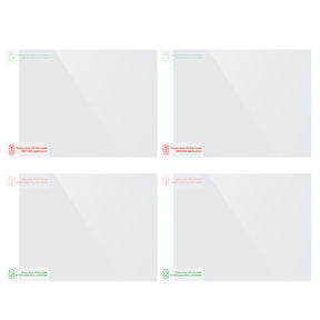 VIOFO 4 x Transparent Plastic Static Windshield Sticker