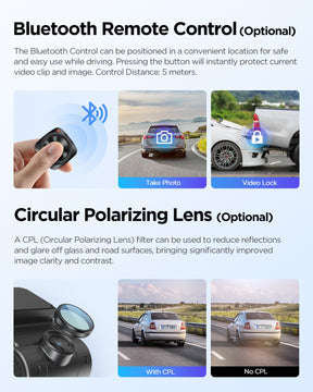 VIOFO A229 Plus 3CH 2K+2K+1080P HDR 5GHz Wi-Fi GPS Voice Control 3 Channel Dash Camera with Dual Sony STARVIS 2 Sensor