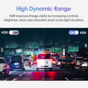 A129 Plus Quad HD 2K Dash Cam with WiFi Car Dash Camera with GPS