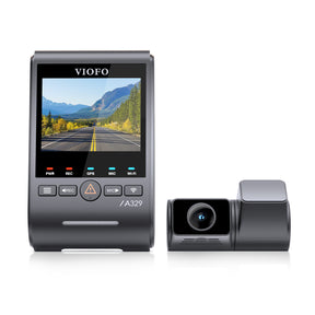 VIOFO A329S 2CH 4K 60FPS+2K HDR Dash Cam with Sony STARVIS 2 Sensor, Built-in Wi-Fi 6 and GPS, Support SSD Storage, Low Power Impact Detection, Hybrid Parking Recording