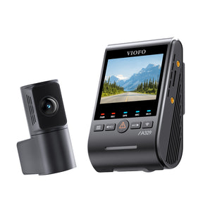 VIOFO A329S 2CH 4K 60FPS+2K HDR Dash Cam with Sony STARVIS 2 Sensor, Built-in Wi-Fi 6 and GPS, Support SSD Storage, Low Power Impact Detection, Hybrid Parking Recording