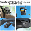VIOFO 4 x Transparent Plastic Static Windshield Sticker