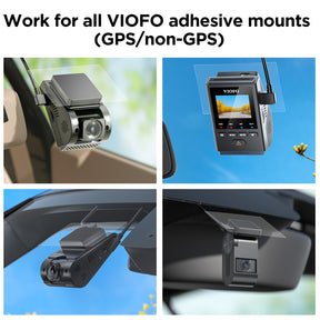VIOFO 4 x Transparent Plastic Static Windshield Sticker