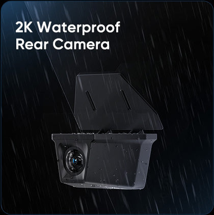 2K waterproof rear camera