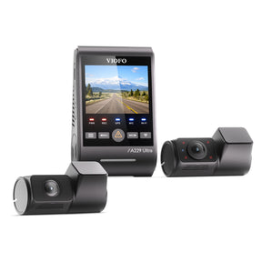 VIOFO A229 Ultra 3CH 4K Front+4K Rear+1080P Fisheye Cabin Dashcam with Triple Sony STARVIS 2 Sensors, 3-Channel HDR, Ultra Fast 5GHz Wi-Fi & Precise GPS, Smart Voice Control