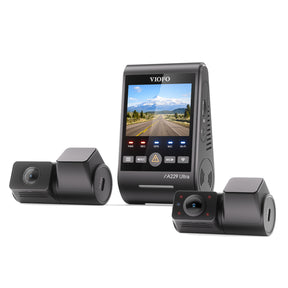 VIOFO A229 Ultra 3CH 4K Front+4K Rear+1080P Fisheye Cabin Dashcam with Triple Sony STARVIS 2 Sensors, 3-Channel HDR, Ultra Fast 5GHz Wi-Fi & Precise GPS, Smart Voice Control