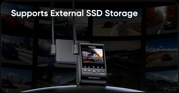 Supports external SSD storage