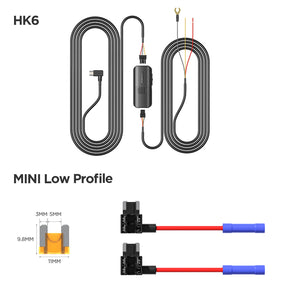 VIOFO Type-C HK6 ACC Hardwire Kit for A329S Series, Support Hybrid Parking Mode, Automatic Voltage Display, Low Power Consumption