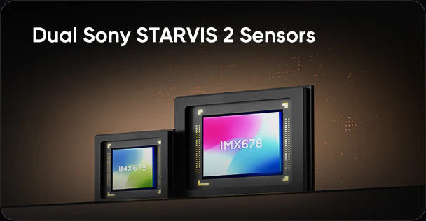 Dual Sony STARVIS 2 sensors: IMX675 and IMX678