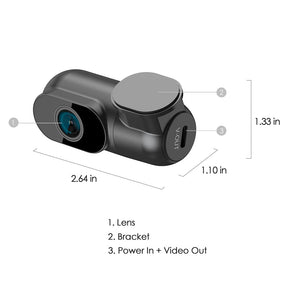 T130 Rear Camera Replacement with 6M Cable and Adhesive Sticker - Viofo - official