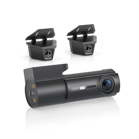 VIOFO T340WW 4CH front camera with IR cabin lens, and two waterproof cameras, seen from the port side
