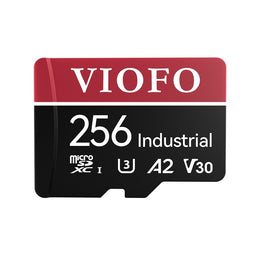 VIOFO 256GB Industrial Grade microSD Card, U3 A2 V30 High Speed Memory Card with Adapter, Support Ultra HD 4K Video Recording - image 1