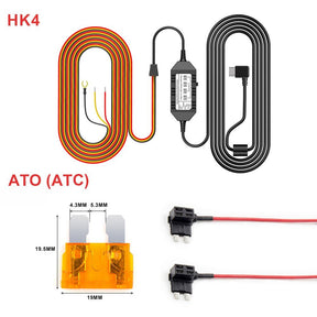 VIOFO 6M (19.68ft)Type - C HK4 Hardwire Kit For A119 MINI 2/A229 DUO/A229 PLUS/A229 PRO/T130/WM1/A329 - Viofo - official