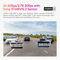VIOFO A119 MINI 2 dash camera with Sony STARVIS 2 IMX675 sensor for clear and smooth 2K videos
