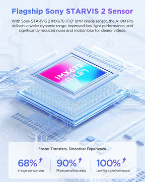 VIOFO A119M Pro dash camera with Sony STARVIS 2 IMX678 sensor for wider dynamic range and low-light performance