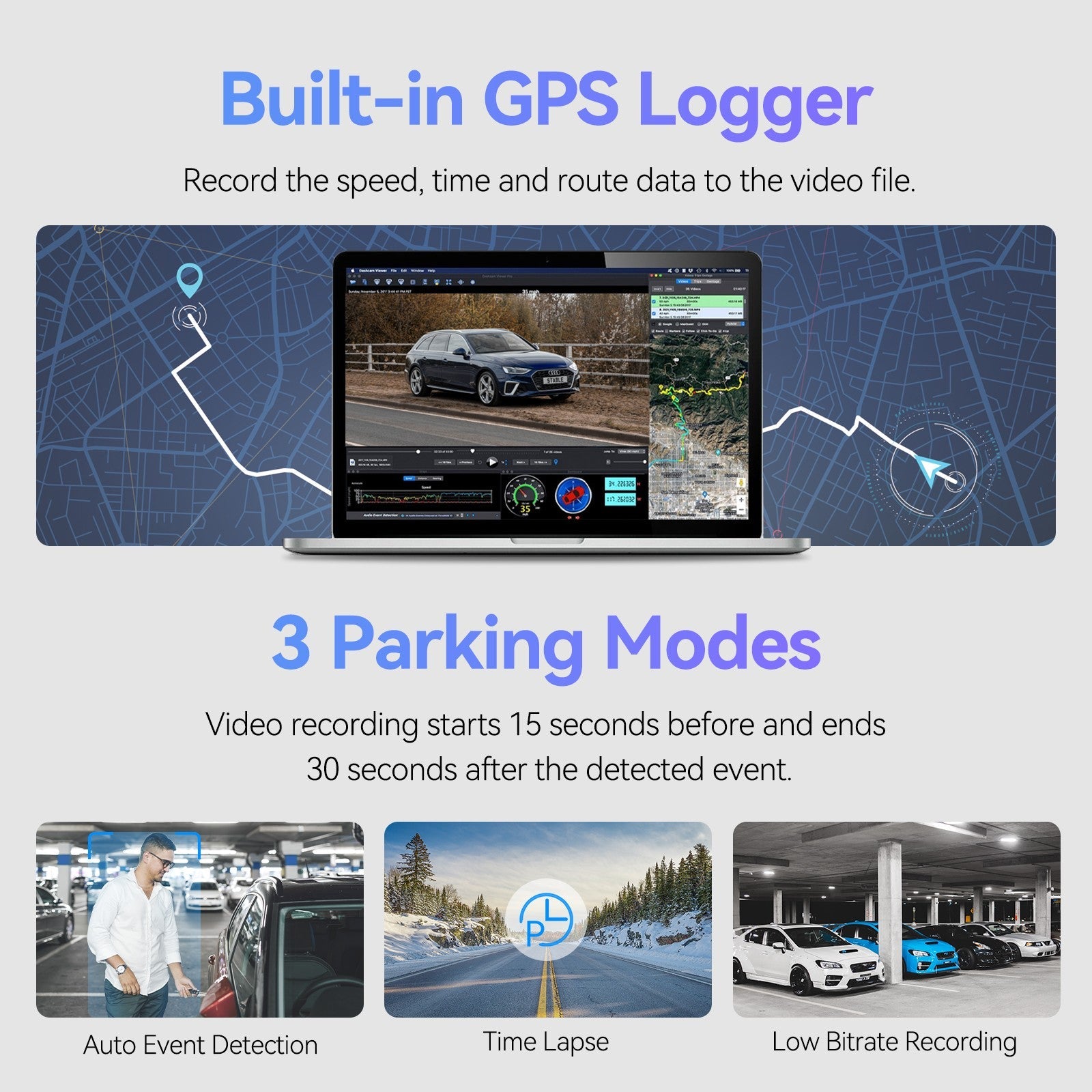 VIOFO A129 Pro Duo Ultra 4K Front + Full HD 1080P Rear Dual Channel Wi - Fi GPS Dash Camera - Viofo - official
