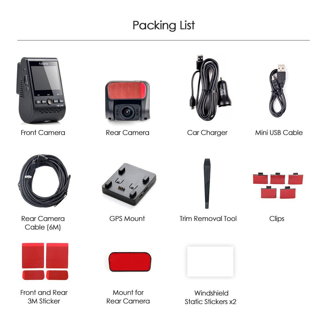 VIOFO A129 Pro Duo Ultra 4K Front + Full HD 1080P Rear Dual Channel Wi - Fi GPS Dash Camera - Viofo - official