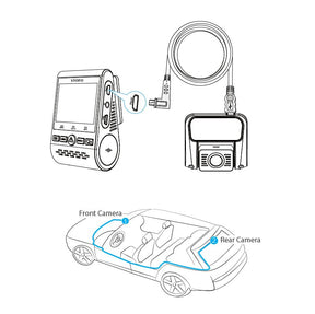 VIOFO A129 Series Rear Cable for Dual Channel Models - Viofo - official
