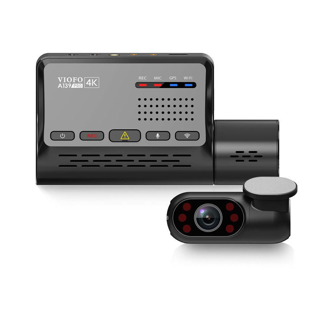 VIOFO A139 PRO 2CH IR Front and Interior 4K HDR Super Night Vision Dashcam with Sony STARVIS 2 IMX678 Sensor - Viofo - official