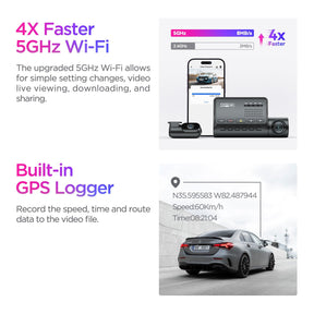 VIOFO A139 PRO 3CH First Real 4K HDR 3 Channel Front+Interior+Rear Dashcam with Sony STARVIS 2 IMX678 Sensor - Viofo - official