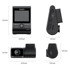 VIOFO A149 Pro Duo Dash Cam - 4K Front + 1080P Rear with Dual Sony STARVIS 2 Sensors, Wi-Fi 6, Voice Control, GPS - VIOFO