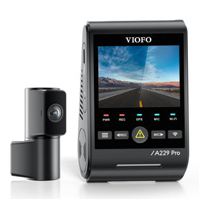 VIOFO A229 Pro Tele 2CH 4K HDR Front+2K HDR Telephoto Camera with 4x Optical Zoom, Dual Sony STARVIS 2 Sensors, Smart Voice Control, Capture Details From a Distance - Viofo - official