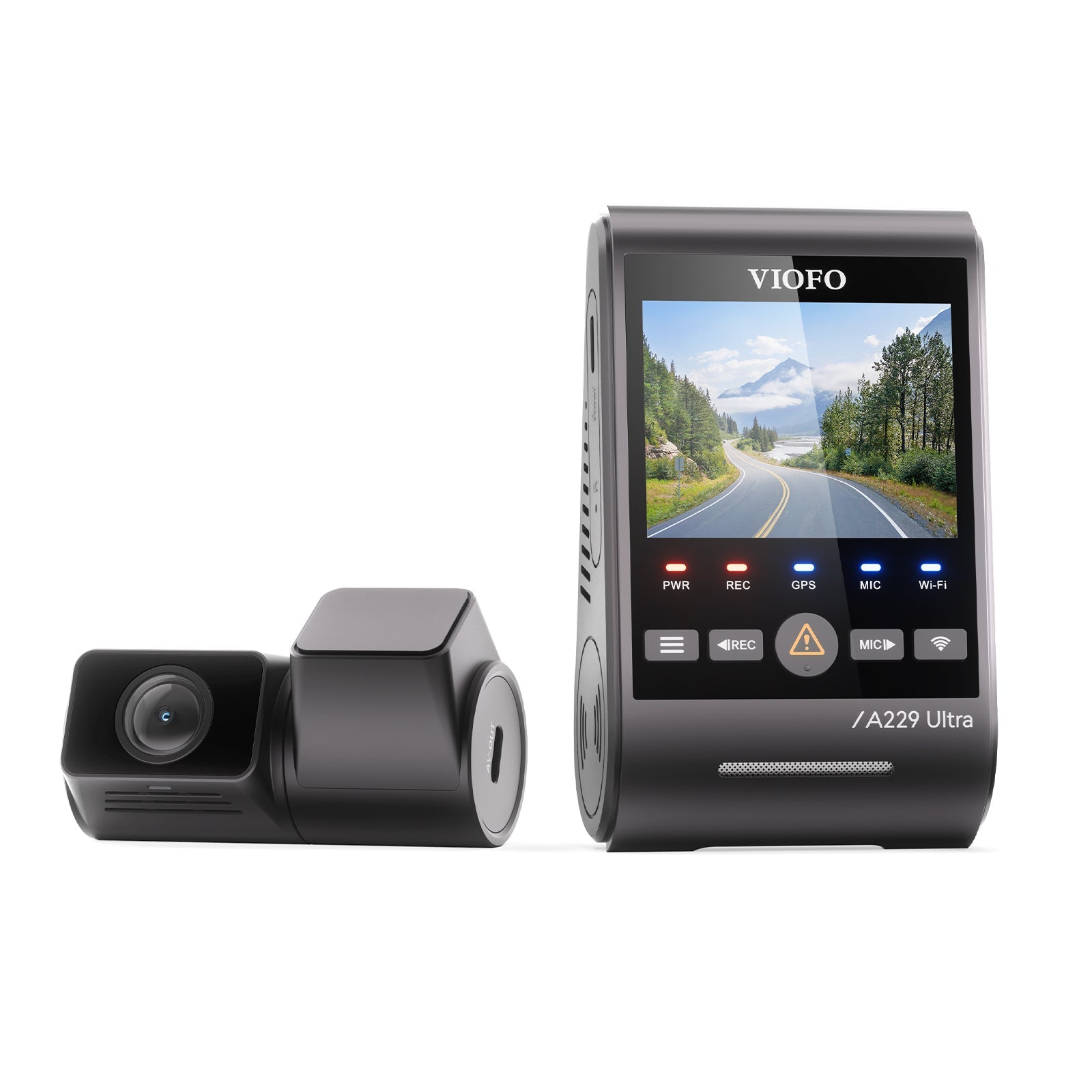 VIOFO A229 Ultra 2CH 4K Front+4K Rear Dashcam with Dual Sony STARVIS 2 Sensors, 2 - Channel 4K HDR, Ultra Fast 5GHz Wi - Fi & Precise GPS, Smart Voice Control - Viofo - official