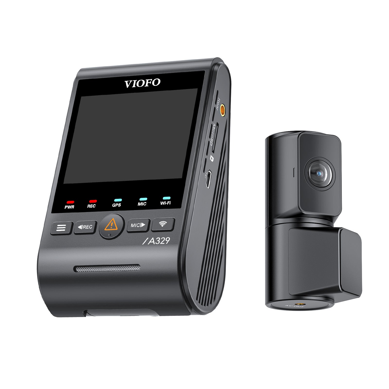 VIOFO A329 2CH First 4K 60FPS Front and 2K Rear Wi - Fi 6 Dash Cam HDR with Sony STARVIS 2 Sensors Support SSD Storage - Viofo - official