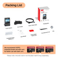 VIOFO A329S 1 Channel package contents showing dash cam, power cable, CPL and accessories