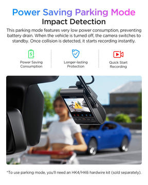 Introduction of the Low Power Impact Detection for the VIOFO A329S 2 Channels Dash Cam