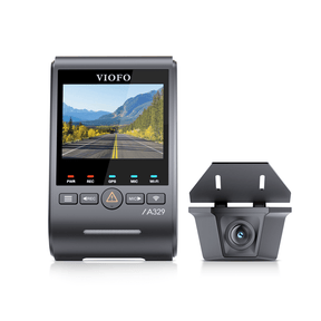 VIOFO A329SW 2 Channels 4K 60FPS Front Camera + 2K Waterproof Rear Camera with Sony STARVIS 2 Sensor